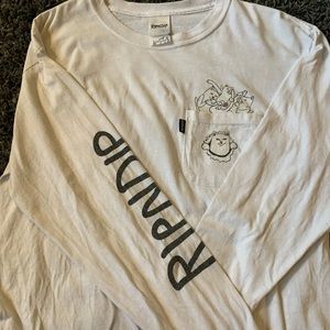 Long sleeve RipNDip pocketed shirt